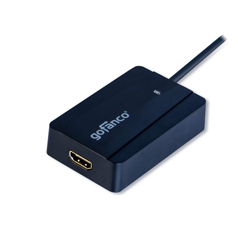 gofanco USB 3.0 to HDMI Video Graphics Adapter for Multiple Monitors - Up to 2560x1440 for Windows and macOS, DisplayLink Chip, Includes HDMI-to-DVI Adapter, USB 3.0 Video Adapter (USB3HDMI) - Image 4